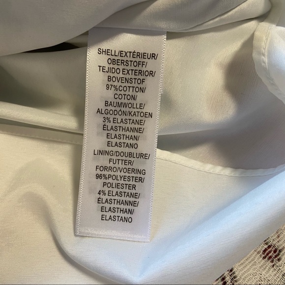 Adrianna Papell White Floral Dress Size 6 - Picture 4 of 8